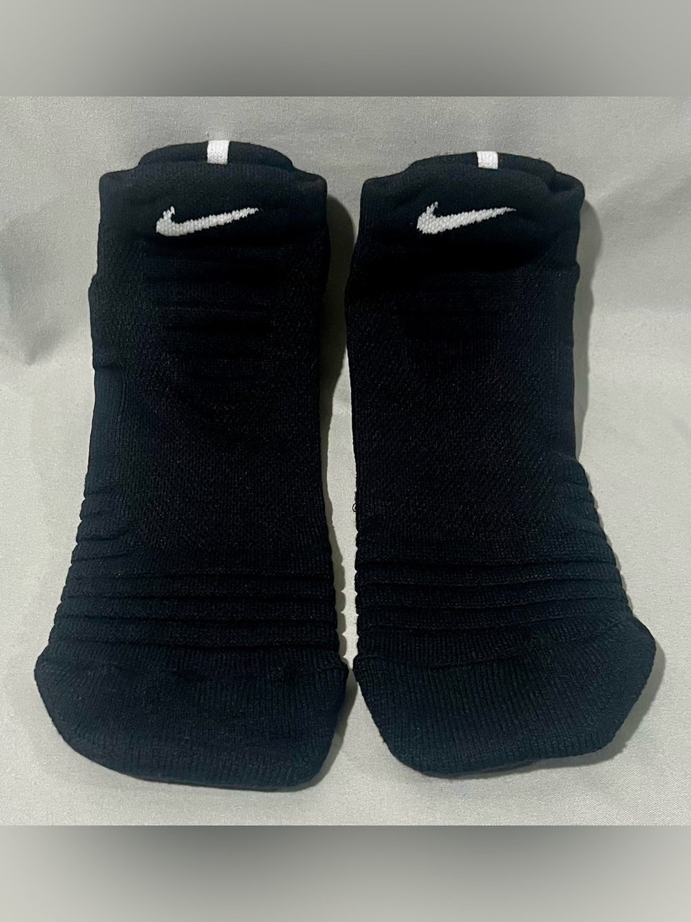 Nike Men’s Elite Basketball Black Low-Cut Athletic Socks - XL